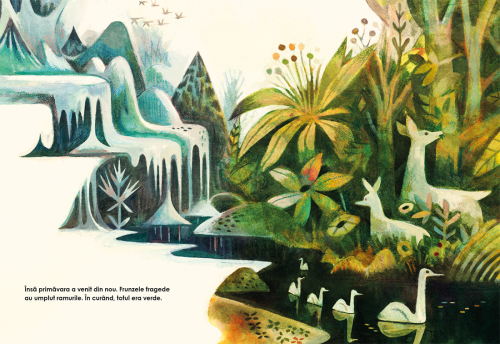 Frunza de aur - carte ilustrată, poveste pentru copii