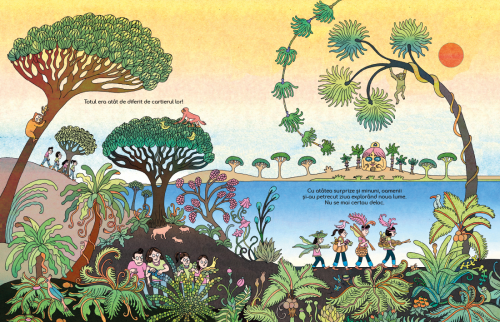 Schimbare de aer - carte ilustrata, poveste pentru copii, despre natura, planeta, ecologie, familie