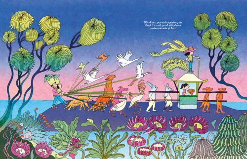 Schimbare de aer - carte ilustrata, poveste pentru copii, despre natura, planeta, ecologie, familie