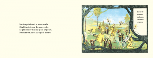 Împărăția fluturilor - carte ilustrată, poveste pentru copii despre anotimpuri