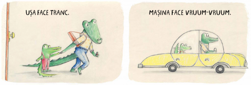 Cum face micul crocodil - carte ilustrata, poveste pentru copii