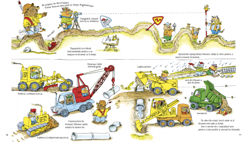 Ce face lumea toată ziua? de Richard Scarry - carte ilustrata, povesti educative pentru copii - pagina interior