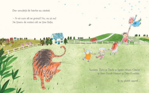 Omuleții de hârtie, de Julia Donaldson - carte ilustrata, poveste in versuri pentru copii