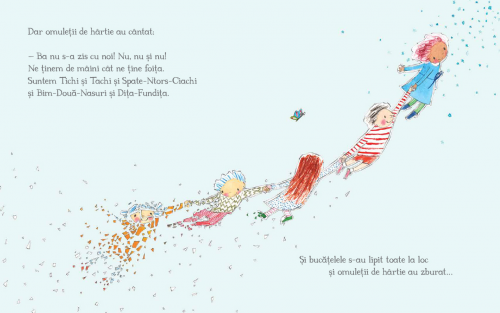 Omuleții de hârtie, de Julia Donaldson - carte ilustrata, poveste in versuri pentru copii