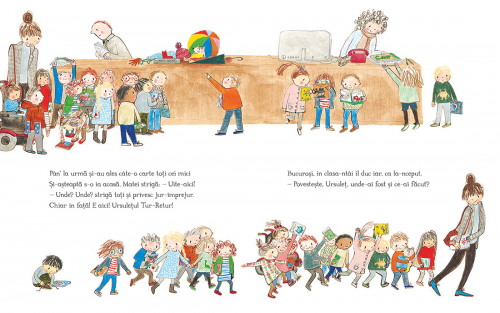 Ursulețul Tur-Retur, de Julia Donaldson - carte ilustrata, poveste pentru copii - pagina interior