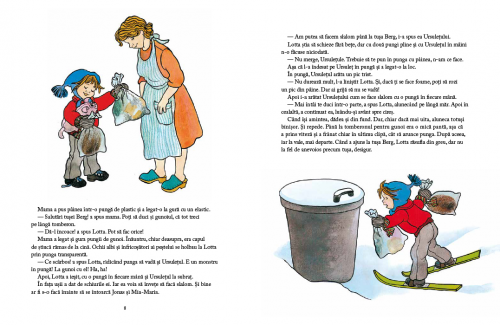 Lotta și Crăciunul cu peripeții, de Astrid Lindgren - carte ilustrată, poveste pentru copii, literatură suedeză