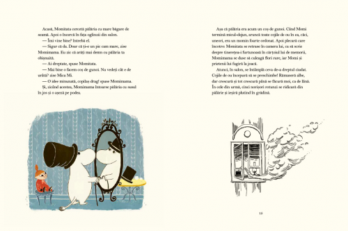 Mominii și pălăria magică - carte ilustrată, poveste pentru copii, Tove Jansson