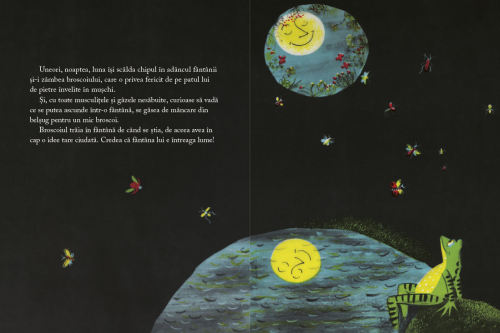 Broscoiul din fantana, ilustratii de Roger Duvoisin - pagina interior