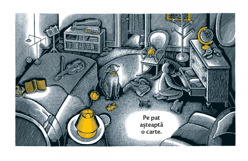 Casa în timpul nopții - carte ilustrata, poveste pentru copii - pagina interior