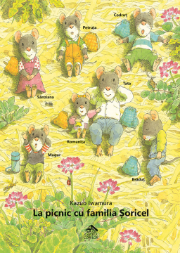 La picnic cu familia Șoricel - carte ilustrată, poveste pentru copii, literatură japoneză