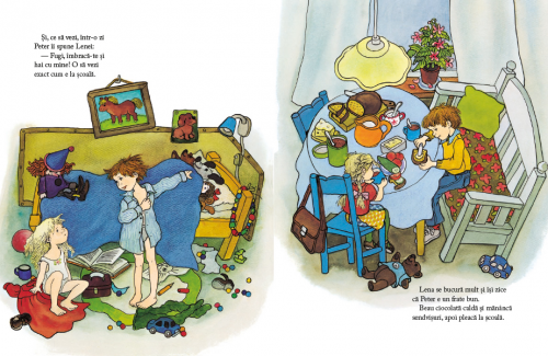 Vreau si eu sa merg la scoala, de Astrid Lindgren - carte ilustrata, poveste pentru copii