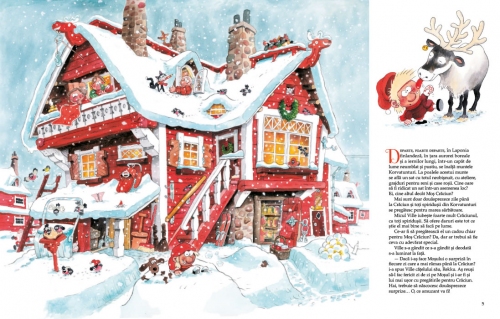 Douăsprezece daruri pentru Moș Crăciun - carte ilustrata, poveste pentru copii