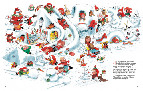 Douăsprezece daruri pentru Moș Crăciun - carte ilustrata, poveste pentru copii