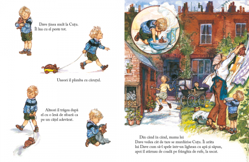 Cutu, povestea unui catel de plus, Shirley Hughes, carte ilustrata pentru copii