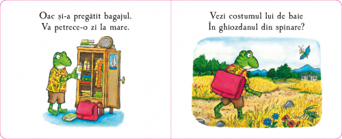 Oac merge la mare, de Julia Donaldson - poveste pentru copii, carte cartonata integral, cu clapete