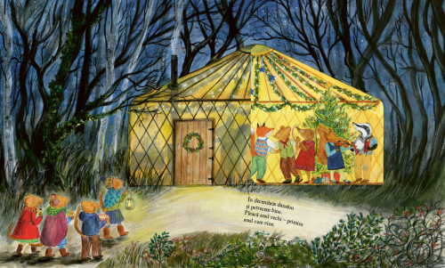 Padurea lui Soricel - carte ilustrata, cu clapete, poveste pentru copii despre anotimpuri, natura si prietenie