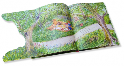 Padurea lui Soricel - carte ilustrata, cu clapete, poveste pentru copii despre anotimpuri, natura si prietenie