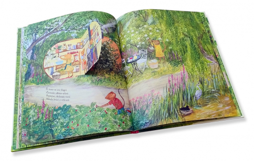 Padurea lui Soricel - carte ilustrata, cu clapete, poveste pentru copii despre anotimpuri, natura si prietenie