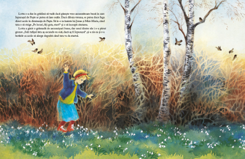 Lotta și surpriza de Paște, de Astrid Lindgren - carte ilustrată, poveste pentru copii, literatură suedeză
