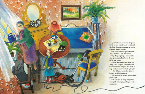 Lotta și surpriza de Paște, de Astrid Lindgren - carte ilustrată, poveste pentru copii, literatură suedeză