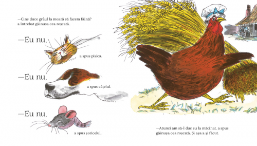 Carte ilustrata, poveste educativa pentru copii despre harnicie, responsabilitate si corectitudine