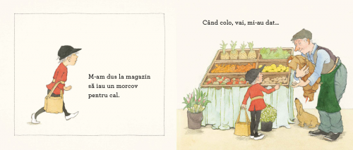 Hopa, uite ce-am acum! de Michael Rosen, Helen Oxenbury - carte ilustrata, poveste educativa pentru copii