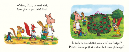 De-a ascunselea cu Tina, de Julia Donaldson - poveste pentru copii, carte cartonata integral, cu clapete