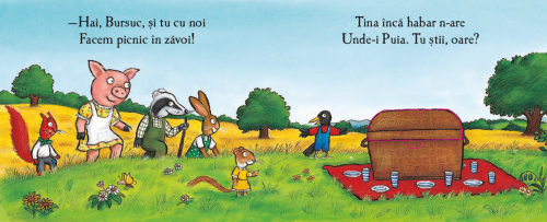 De-a ascunselea cu Tina, de Julia Donaldson - poveste pentru copii, carte cartonata integral, cu clapete