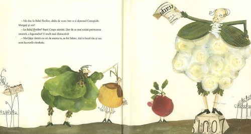 Balul florilor - carte ilustrata, poveste pentru copii - pagina interior