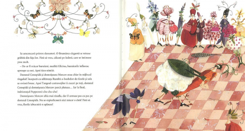 Balul florilor - carte ilustrata, poveste pentru copii - pagina interior