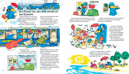 Roată, roată prin lumea toată, carte ilustrata pentru copii, povesti amuzante cu animale, despre orase din lumea intreaga