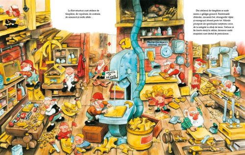 Moș Crăciun - carte ilustrata, poveste pentru copii