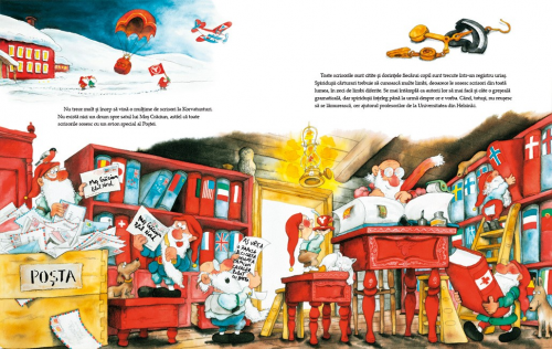 Moș Crăciun - carte ilustrata, poveste pentru copii