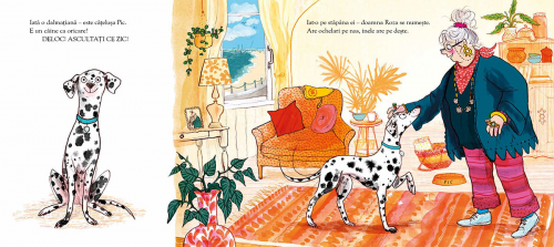 Cățelușa din spital, de Julia Donaldson - carte ilustrata, poveste pentru copii - pagina interior