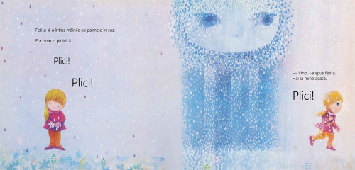 Fetița și ploaia - carte ilustrată educativă, poveste pentru copii, literatură cehă