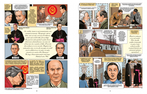 Vladimir Ghika, peregrinul apostolic - album de bandă desenată istorică - pagina interior