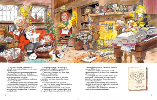 Moș Crăciun și toba fermecată - carte ilustrata, poveste pentru copii