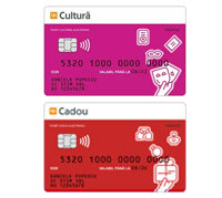 Acceptam plati cu card UP CULTURAL si CADOU