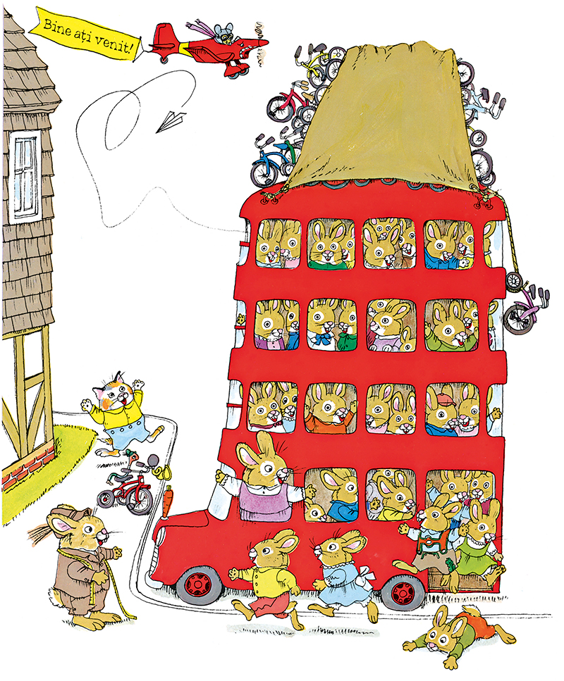 Ce face lumea toată ziua? de Richard Scarry - carte ilustrata, povesti educative pentru copii - pagina interior