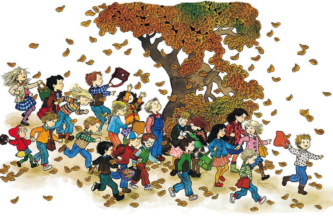 Vreau si eu sa merg la scoala, de Astrid Lindgren - carte ilustrata, poveste pentru copii