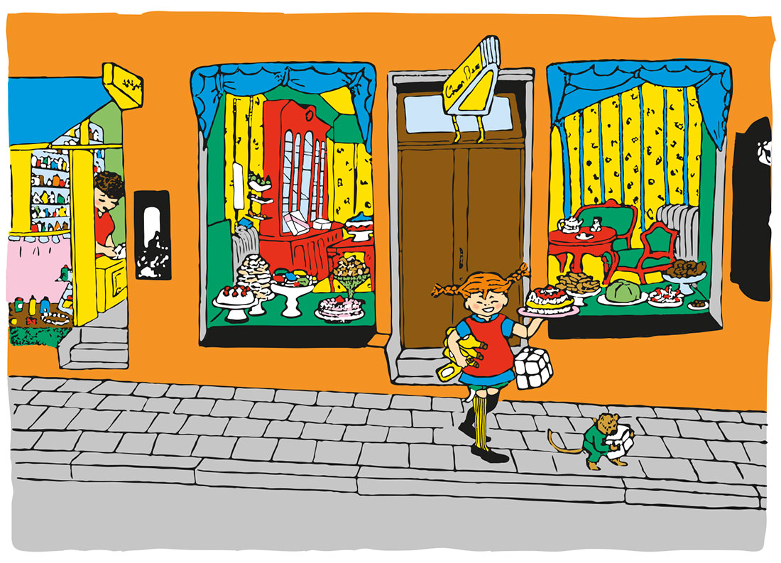 Pippi Șosețica în parc, de Astrid Lindgren - carte ilustrata, poveste pentru copii